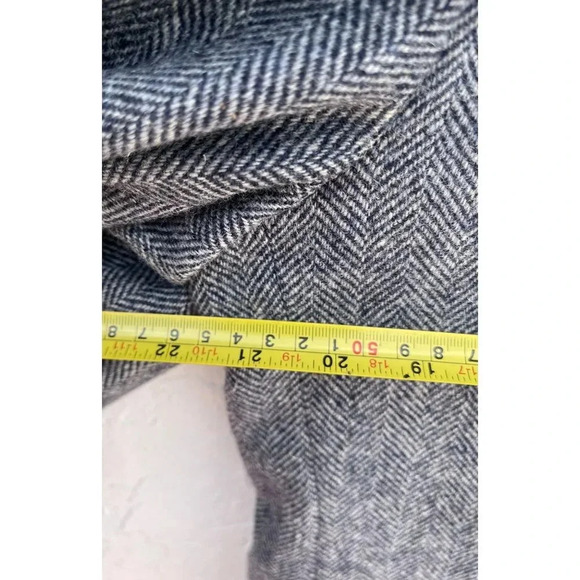 Yorkshire & Hill Mens Two Buttons Wool Blend Sport Coat Blazer Gray Sz 40R - Picture 8 of 13